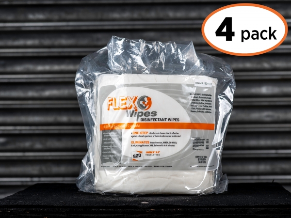 FLEX WIPES 800 Count Roll - 4 pack